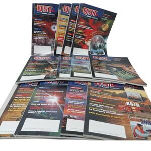 2008 QST National Assn Amateur Radio Magazine FULL Year 12 Issues Lot